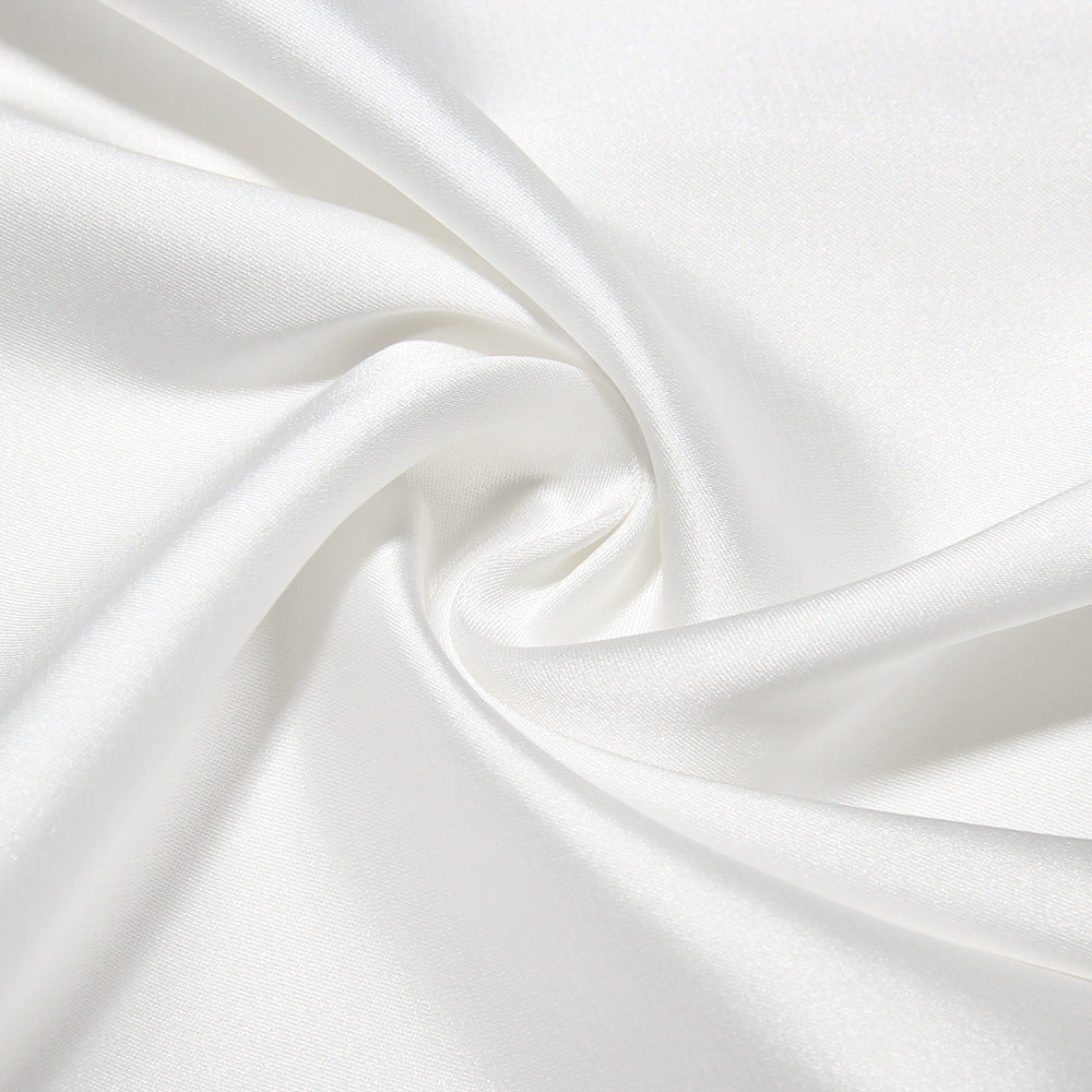 White Satin Elegan Skirt