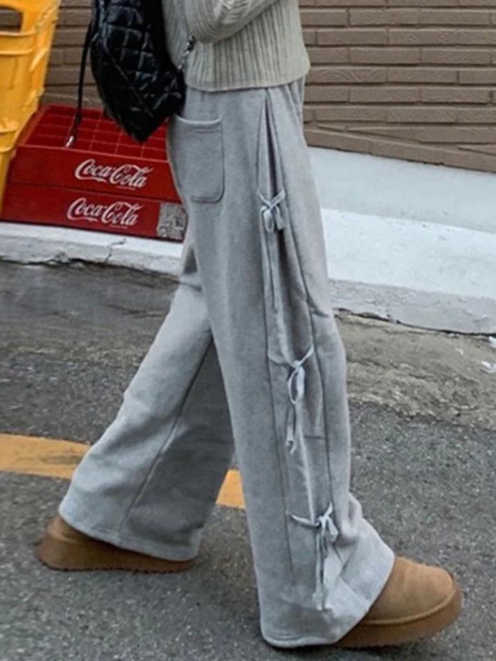 Street Side Bow Tie Sweatpants
