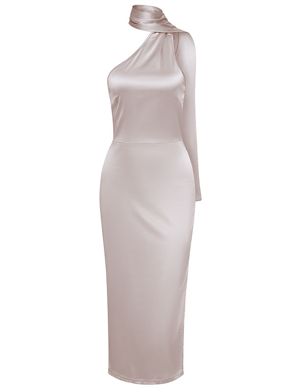 Vacation Wrap Sleeveless Solid Color Midi Dress