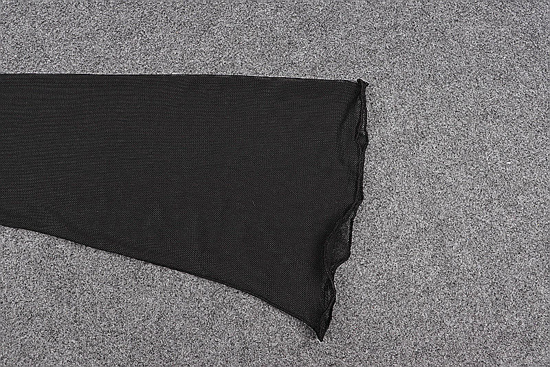Black Corset Top Mesh Sleeve