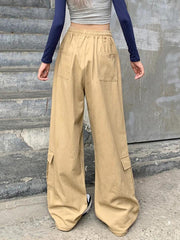 Drawstring Street Baggy Cargo Pants