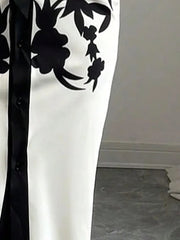 Half Sleeves Flower Print Printed Tied Waist V-Neck Midi Dresses