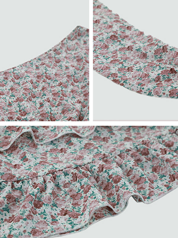 Bohemia A-Line Floral One-Shoulder Dress