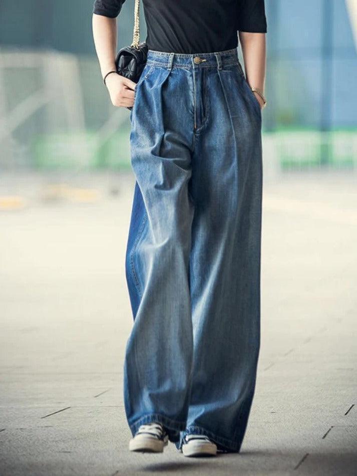 Vintage Washed Boyfriend Jeans