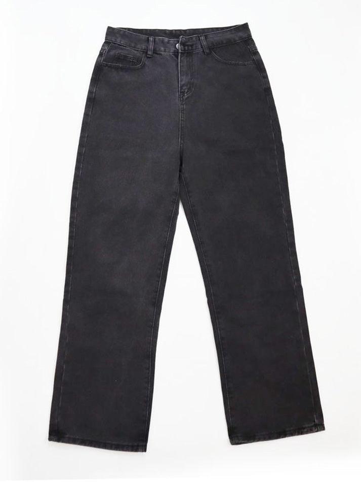 Mid Waist Loose Fit Jeans