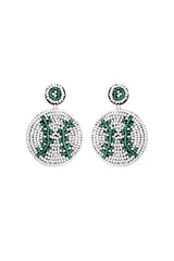 Bohemia Baseball Beaded Earrings