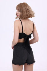 Chain Irregular Tube Top