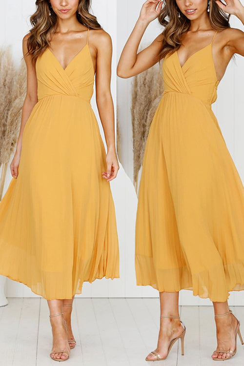 Spaghetti Strap Midi Dress