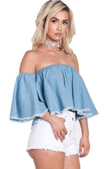 Tassel Denim Shorts