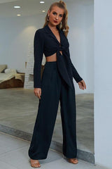 High Waist Belt Pants