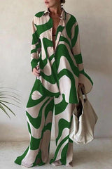 Loose 2 piece oversize pants set
