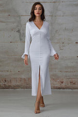 Long Sleeve Elegant Poet Maxi Dress