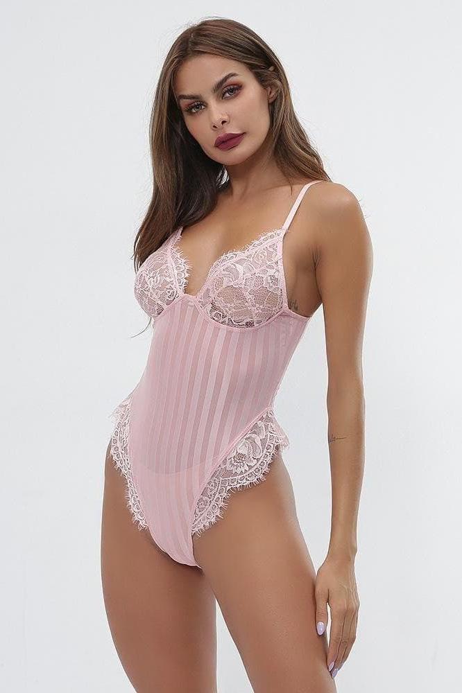 lace nightwear bodysuit
