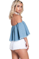 Tassel Denim Shorts