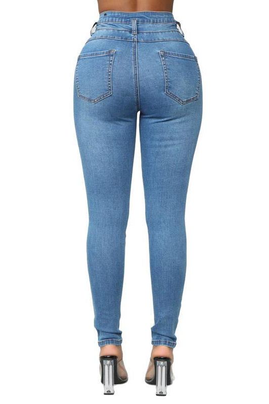 High Waist Stretch Jeans