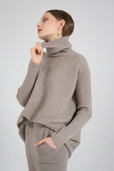 Casual Loose Knitted Turtleneck Sweater