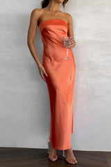 Run To The Top Strapless Maxi Dress