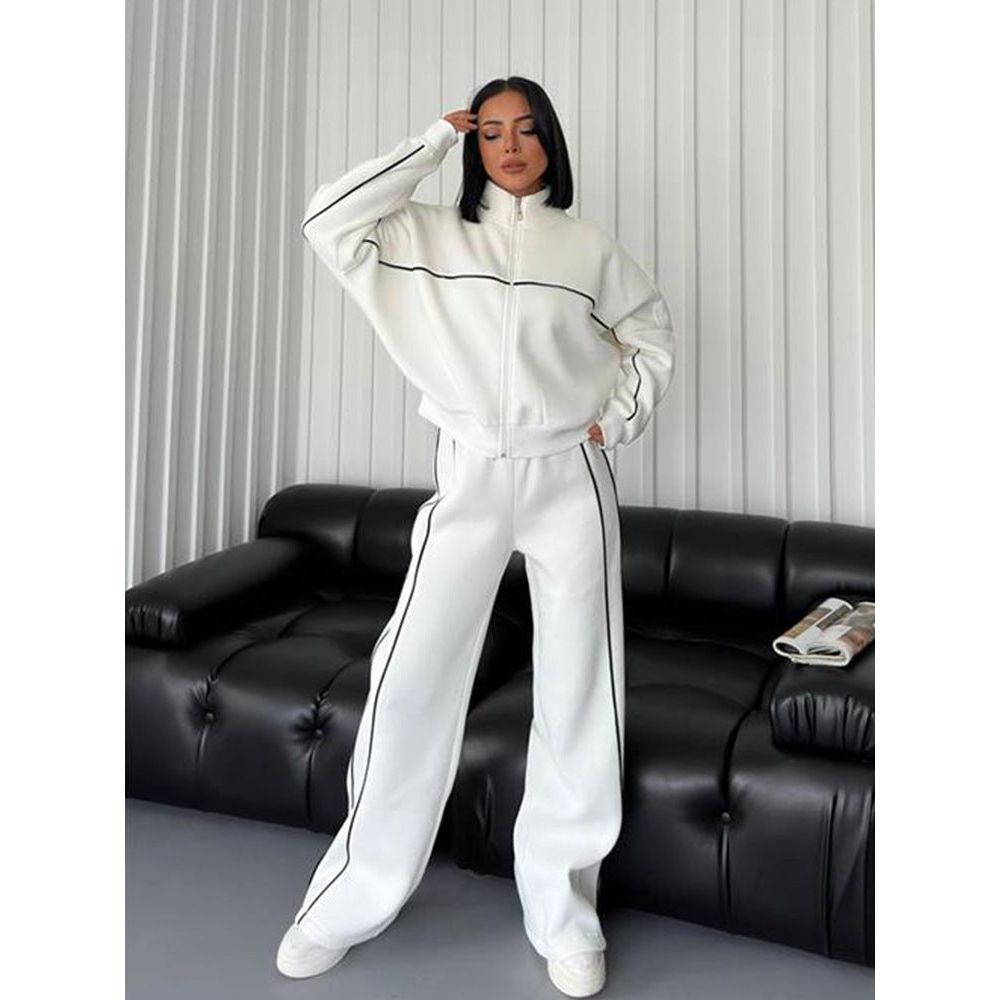 Long-sleeved Sweater Two Piece Set