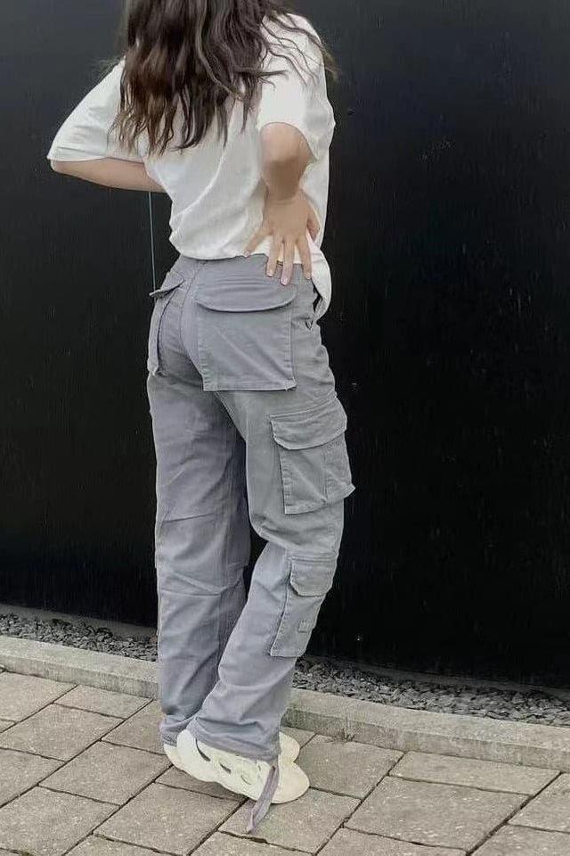 street hip-hop style low-waist pants