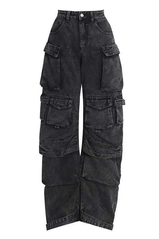 Street Style smoky cargo pants
