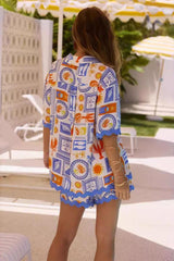 Versatile Wave Lace Short Suit