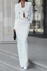 Tube Skirt Two-Piece Dress Suit