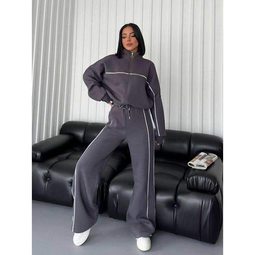 Long-sleeved Sweater Two Piece Set