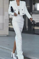 Tube Skirt Two-Piece Dress Suit