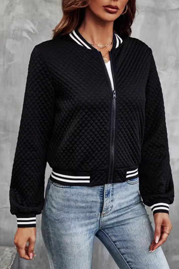 Sportswear Zipper Baseball Jacket