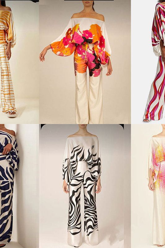 Loose Bat Sleeve Wide Leg Pants Casual Suit