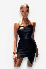 Slim short sleeveless dress