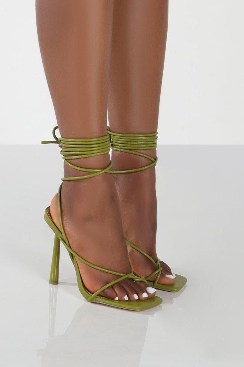 Candy Color Stiletto Sandals