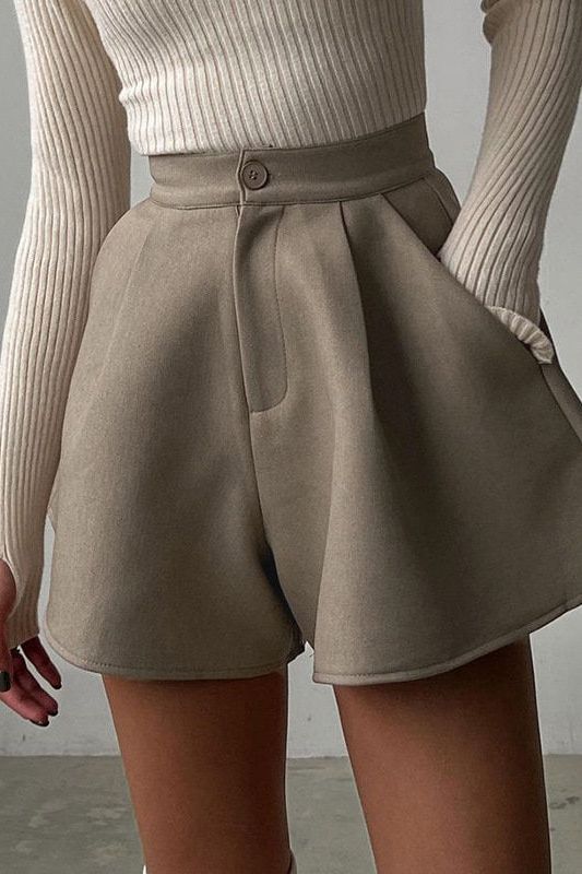 casual a-line skirt shorts