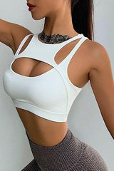 Hollow sport bra