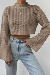 Half Turtleneck Pullover Sweater