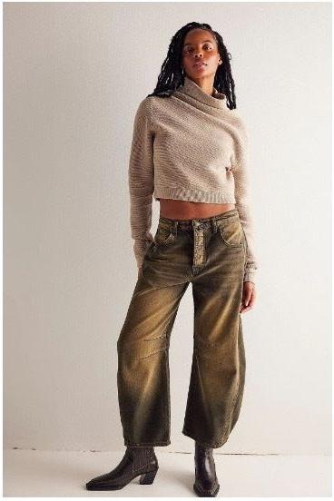 Low Waist Wide-leg Loose Jeans