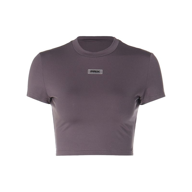 Street style trendy short fit T-shirt