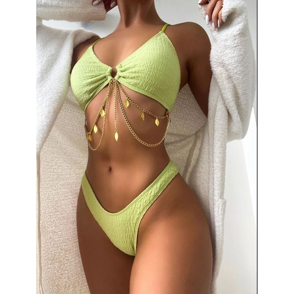 Iron Chain Split Bikini