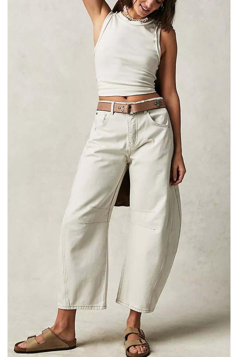 Low Waist Wide-leg Loose Jeans