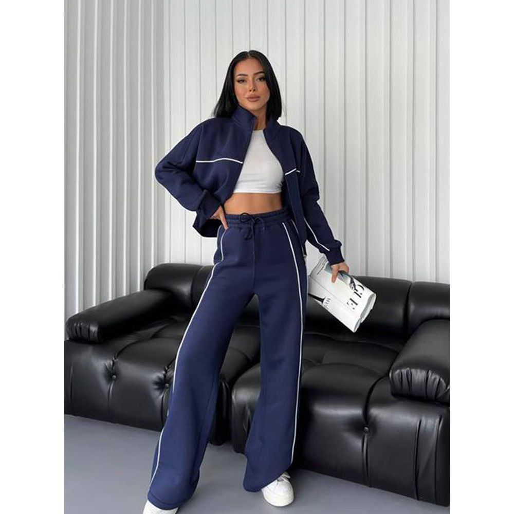 Long-sleeved Sweater Two Piece Set