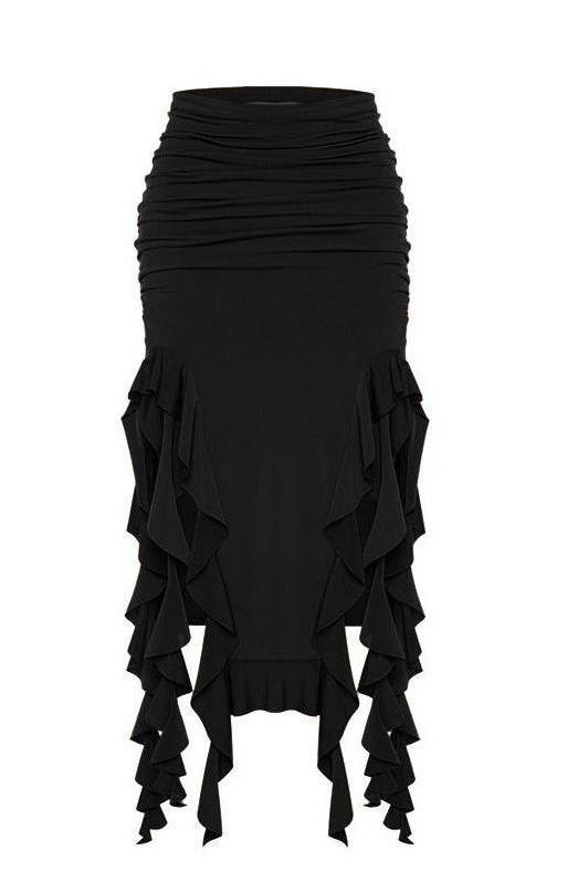 Jellyfish lace long skirt
