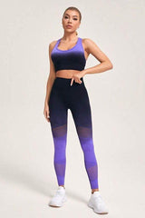 Gradient seamless yoga set