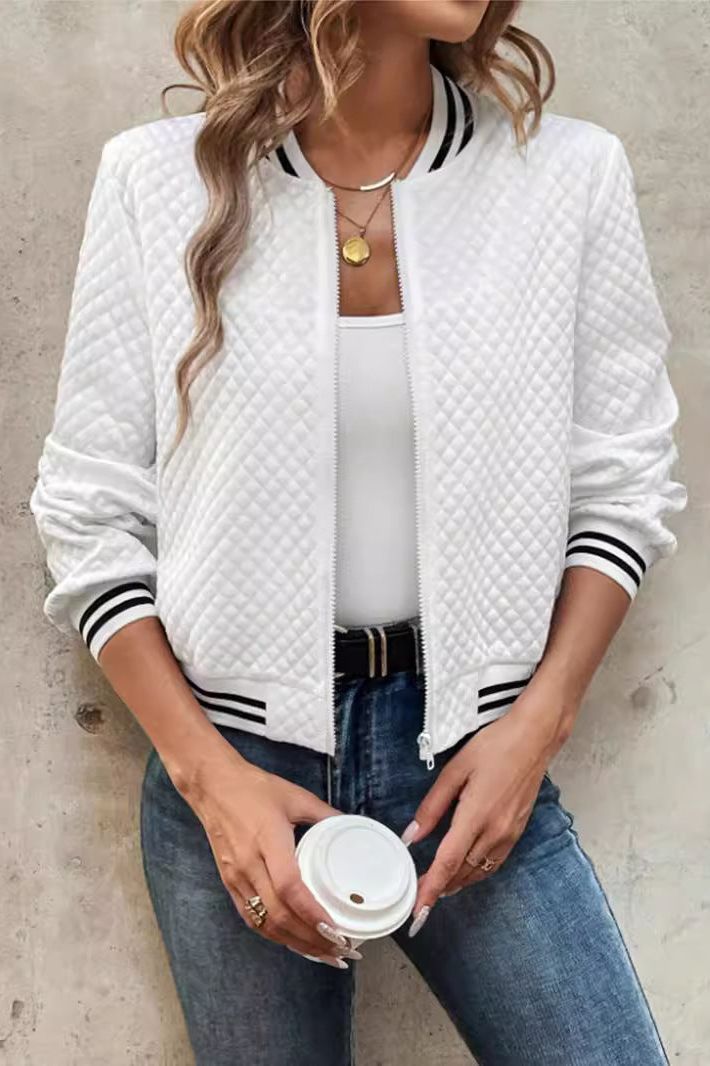 Sportswear Zipper Baseball Jacket