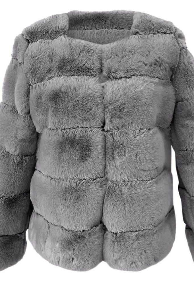 Imitation Fox Fur Coat