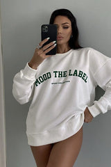 Loose printed Casual Hoodie