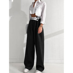 Casual drape mopping pants