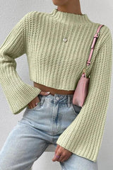 Half Turtleneck Pullover Sweater