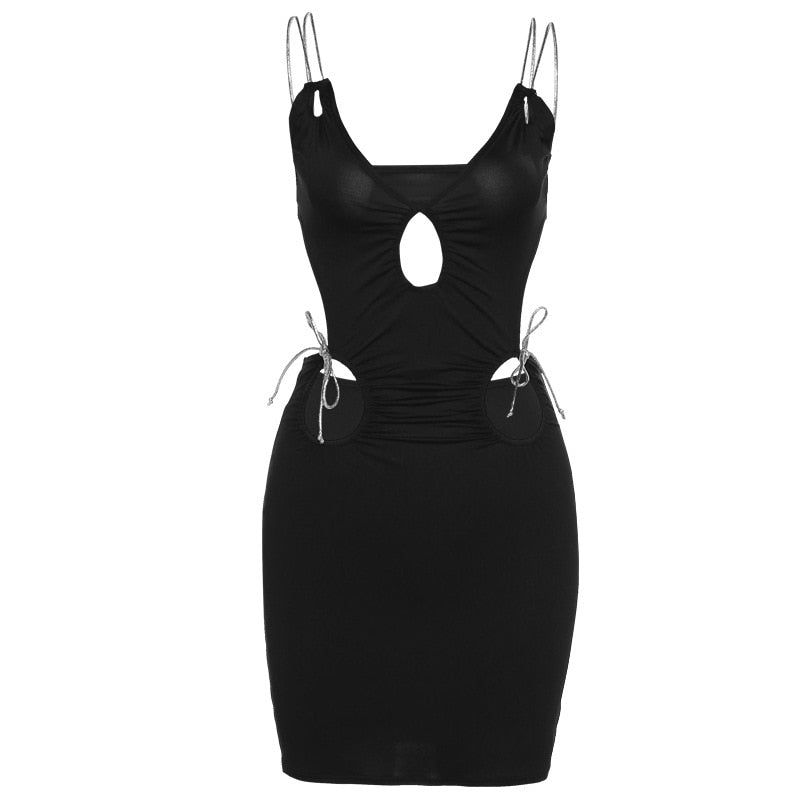 Addicted To Love Diamond Strap Mini Dress