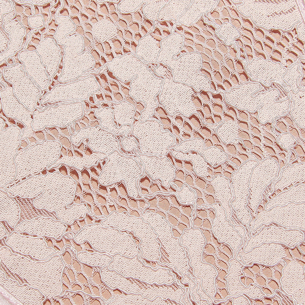 Pink Floral Lace Corset Top