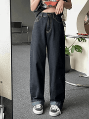 Dark Wash Boyfriend Jeans